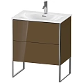 Тумба под раковину Duravit XSquare XS452306161 напольная 71 см Коричнево-оливковый глянцевый Тумба под раковину Duravit XSquare XS452306161 напольная 71 см Коричнево-оливковый глянцевый