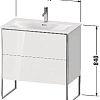 Тумба под раковину Duravit XSquare XS452404040 напольная 81 см черный глянцевый Тумба под раковину Duravit XSquare XS452404040 напольная 81 см черный глянцевый