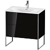 Тумба под раковину Duravit XSquare XS452404040 напольная 81 см черный глянцевый Тумба под раковину Duravit XSquare XS452404040 напольная 81 см черный глянцевый