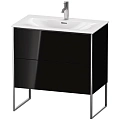 Тумба под раковину Duravit XSquare XS452404040 напольная 81 см черный глянцевый Тумба под раковину Duravit XSquare XS452404040 напольная 81 см черный глянцевый