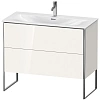 Тумба под раковину Duravit XSquare XS452502222 напольная 101 см белая глянцевый