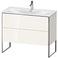 Тумба под раковину Duravit XSquare XS452502222 напольная 101 см белая глянцевый Тумба под раковину Duravit XSquare XS452502222 напольная 101 см белая глянцевый