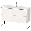 Тумба под раковину Duravit XSquare XS452602222 напольная 121 см белая глянцевый Тумба под раковину Duravit XSquare XS452602222 напольная 121 см белая глянцевый