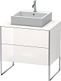 Тумба под раковину Duravit XSquare XS492002222 напольная 80 см белый глянцевый Тумба под раковину Duravit XSquare XS492002222 напольная 80 см белый глянцевый