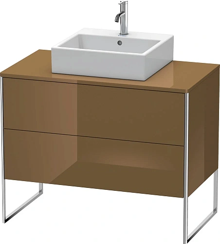 Тумба под раковину Duravit XSquare XS492106161 напольная 100 см Коричнево-оливковый глянцевый Тумба под раковину Duravit XSquare XS492106161 напольная 100 см Коричнево-оливковый глянцевый