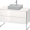 Тумба под раковину Duravit XSquare XS492202222 напольная 120 см белый глянцевый Тумба под раковину Duravit XSquare XS492202222 напольная 120 см белый глянцевый