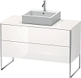 Тумба под раковину Duravit XSquare XS492202222 напольная 120 см белый глянцевый Тумба под раковину Duravit XSquare XS492202222 напольная 120 см белый глянцевый