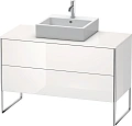Тумба под раковину Duravit XSquare XS492202222 напольная 120 см белый глянцевый Тумба под раковину Duravit XSquare XS492202222 напольная 120 см белый глянцевый