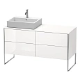 Тумба под раковину Duravit XSquare XS4923L2222 напольная 140 см белый глянцевый Тумба под раковину Duravit XSquare XS4923L2222 напольная 140 см белый глянцевый