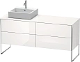 Тумба под раковину Duravit XSquare XS4924L2222 напольная 160 см белый глянцевый Тумба под раковину Duravit XSquare XS4924L2222 напольная 160 см белый глянцевый
