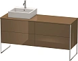 Тумба под раковину Duravit XSquare XS4924L6161 напольная 160 см Коричнево-оливковый глянцевый Тумба под раковину Duravit XSquare XS4924L6161 напольная 160 см Коричнево-оливковый глянцевый