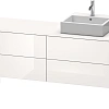 Тумба под раковину Duravit XSquare XS4924R2222 напольная 160 см белый глянцевый Тумба под раковину Duravit XSquare XS4924R2222 напольная 160 см белый глянцевый