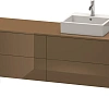 Тумба под раковину Duravit XSquare XS4924R6161 напольная 160 см Коричнево-оливковый глянцевый Тумба под раковину Duravit XSquare XS4924R6161 напольная 160 см Коричнево-оливковый глянцевый