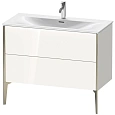 Тумба под раковину Duravit XVIU XV43030B122 подвесная 101 см белая/шампань Тумба под раковину Duravit XVIU XV43030B122 подвесная 101 см белая/шампань