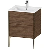 Тумба под раковину Duravit XVIU XV44810B121 напольная 61 см Орех темный