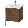 Тумба под раковину Duravit XVIU XV44900B121 напольная 60 см Орех темный