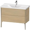 Тумба под раковину Duravit XVIU XV44920B171 напольная 100 см Средиземноморский дуб