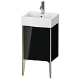 Тумба под раковину Duravit XVIU XV4531RB140 напольная 43 см черный глянцевый Тумба под раковину Duravit XVIU XV4531RB140 напольная 43 см черный глянцевый