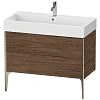 Тумба под раковину Duravit XVIU XV45370B121 напольная 98 см Орех темный