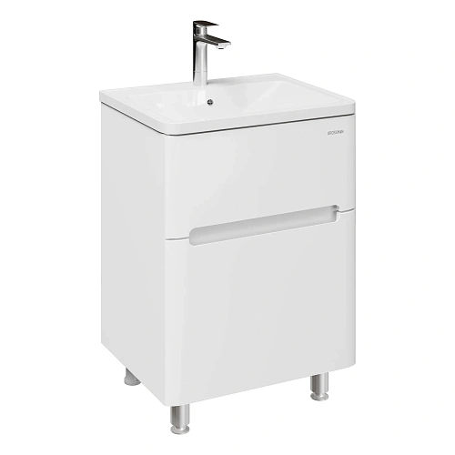 Тумба под раковину GROSSMAN АДЕЛЬ-НОРМА-60 см белая (ум. Aдель-60) напольная 106039 Тумба под раковину GROSSMAN АДЕЛЬ-НОРМА-60 см белая (ум. Aдель-60) напольная 106039