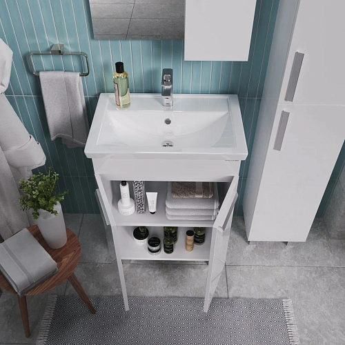 Тумба под раковину GROSSMAN НЕО-50 см белая (ум.Фостер-50) напольная 105006 Тумба под раковину GROSSMAN НЕО-50 см белая (ум.Фостер-50) напольная 105006