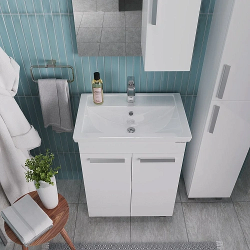 Тумба под раковину GROSSMAN НЕО-50 см белая (ум.Фостер-50) напольная 105006-1K Тумба под раковину GROSSMAN НЕО-50 см белая (ум.Фостер-50) напольная 105006-1K