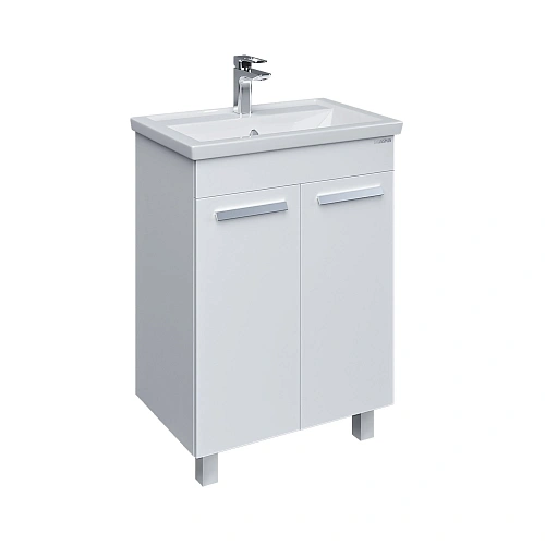 Тумба под раковину GROSSMAN НЕО-60 см белая (ум.Фостер-60) напольная 106027-1K Тумба под раковину GROSSMAN НЕО-60 см белая (ум.Фостер-60) напольная 106027-1K