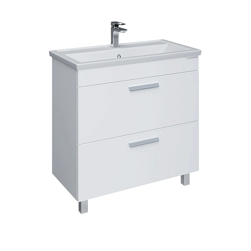 Тумба под раковину GROSSMAN НЕО-80 см белая (ум.Фостер-80) напольная 108019-1K Тумба под раковину GROSSMAN НЕО-80 см белая (ум.Фостер-80) напольная 108019-1K