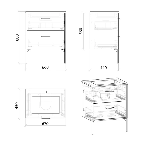 Тумба под раковину GROSSMAN НЕРО-70 см альпийский дуб (ум.Модуль-70) напольная 107004 Тумба под раковину GROSSMAN НЕРО-70 см альпийский дуб (ум.Модуль-70) напольная 107004