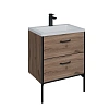 Тумба под раковину GROSSMAN НЕРО-70 см альпийский дуб (ум.Модуль-70) напольная 107004