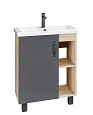 Тумба под раковину GROSSMAN ФЛАЙ-60 см дуб сонома/серая (ум.Фостер-60) напольная 106002 Тумба под раковину GROSSMAN ФЛАЙ-60 см дуб сонома/серая (ум.Фостер-60) напольная 106002