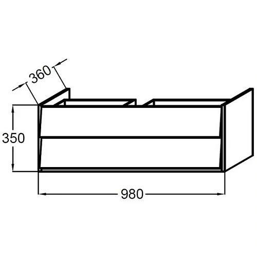 Тумба под раковину Jacob Delafon Escale EB760-N21 серый 98 см Тумба под раковину Jacob Delafon Escale EB760-N21 серый 98 см