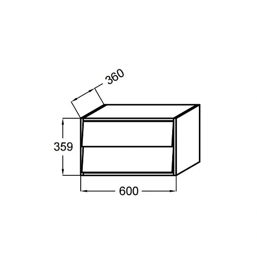 Тумба под раковину Jacob Delafon Escale EB764-G1C белый лак 60 см Тумба под раковину Jacob Delafon Escale EB764-G1C белый лак 60 см