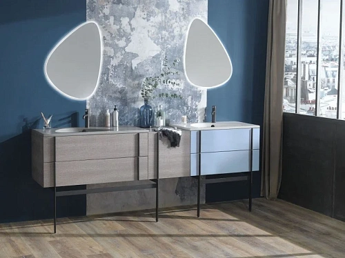 Тумба под раковину Jacob Delafon Nouvelle Vague EB3036-E73 фактурный дуб 120 см Тумба под раковину Jacob Delafon Nouvelle Vague EB3036-E73 фактурный дуб 120 см