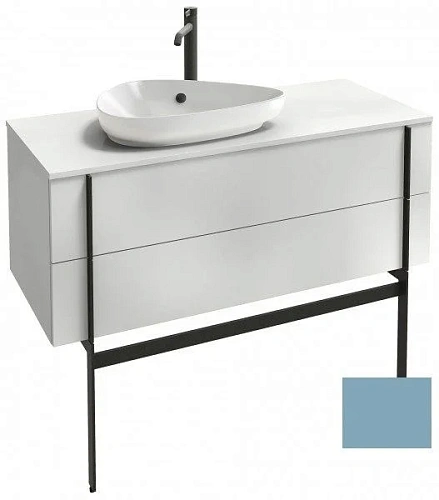 Тумба под раковину Jacob Delafon Nouvelle Vague EB3041-S50 аквамарин сатин 120 см Тумба под раковину Jacob Delafon Nouvelle Vague EB3041-S50 аквамарин сатин 120 см