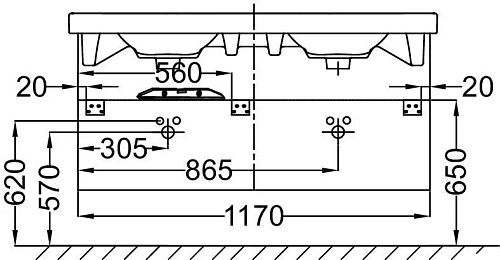 Тумба под раковину Jacob Delafon Odeon Up 117 см EB892-E10 Тумба под раковину Jacob Delafon Odeon Up 117 см EB892-E10