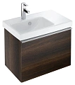 Тумба под раковину Jacob Delafon Odeon Up EB886-NR темный дуб 62 см Тумба под раковину Jacob Delafon Odeon Up EB886-NR темный дуб 62 см