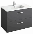 Тумба под раковину Jacob Delafon Ola EB391RU-N14, серый антрацит 80 см Тумба под раковину Jacob Delafon Ola EB391RU-N14, серый антрацит 80 см