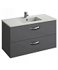 Тумба под раковину Jacob Delafon Ola EB392-N14, серый антрацит 100 см