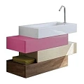 Тумба под раковину Jacob Delafon Pacific EB782-R3 малиновы лак 110 см Тумба под раковину Jacob Delafon Pacific EB782-R3 малиновы лак 110 см
