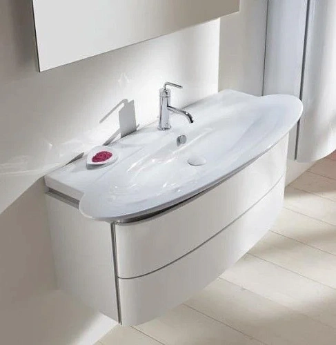 Тумба под раковину Jacob Delafon Presquile EB1105-HU белый блириант 109 см Тумба под раковину Jacob Delafon Presquile EB1105-HU белый блириант 109 см