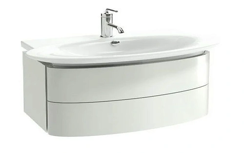 Тумба под раковину Jacob Delafon Presquile EB1105-HU белый блириант 109 см Тумба под раковину Jacob Delafon Presquile EB1105-HU белый блириант 109 см