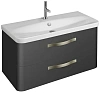 Тумба под раковину Jacob Delafon Replay EB1047-442 серый антрацит лак 98 см