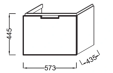 Тумба под раковину Jacob Delafon Reve EB1130-G80 светло-коричневый 58 см Тумба под раковину Jacob Delafon Reve EB1130-G80 светло-коричневый 58 см