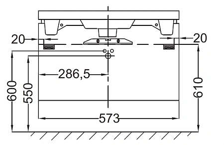 Тумба под раковину Jacob Delafon Reve EB1130-G80 светло-коричневый 58 см Тумба под раковину Jacob Delafon Reve EB1130-G80 светло-коричневый 58 см