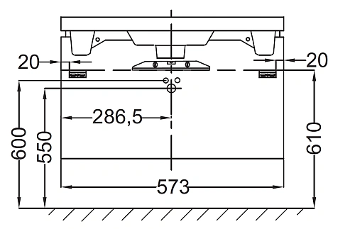 Тумба под раковину Jacob Delafon Reve EB1130-G80 светло-коричневый 58 см Тумба под раковину Jacob Delafon Reve EB1130-G80 светло-коричневый 58 см