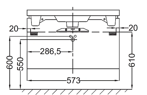 Тумба под раковину Jacob Delafon Reve EB1130-G95 оливковый блестящий 58 см Тумба под раковину Jacob Delafon Reve EB1130-G95 оливковый блестящий 58 см