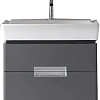 Тумба под раковину Jacob Delafon Reve EB1134-442 серый антрацит лак 58 см Тумба под раковину Jacob Delafon Reve EB1134-442 серый антрацит лак 58 см