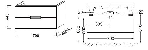 Тумба под раковину Jacob Delafon Reve EB1135-F26 сливовый лак 80 см Тумба под раковину Jacob Delafon Reve EB1135-F26 сливовый лак 80 см
