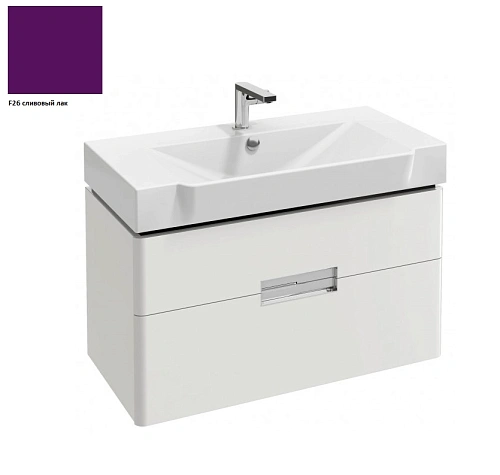 Тумба под раковину Jacob Delafon Reve EB1135-F26 сливовый лак 80 см Тумба под раковину Jacob Delafon Reve EB1135-F26 сливовый лак 80 см